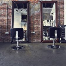 Mikrozement Fussboden Friseursalon