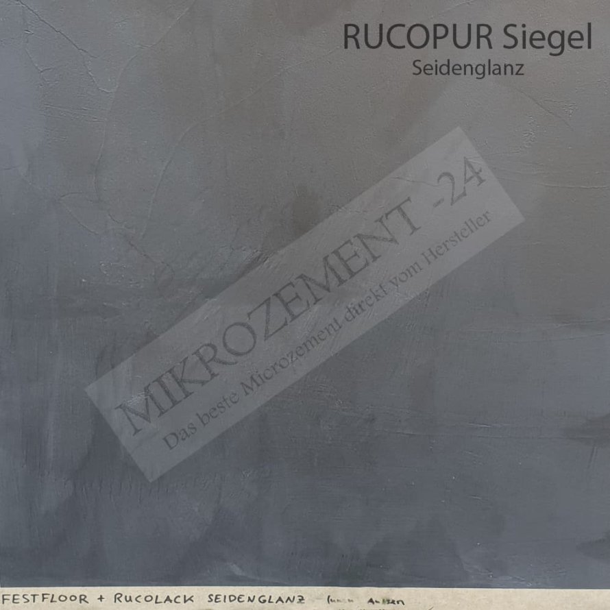 Mikrozementfläche mit Rucopur Siegel