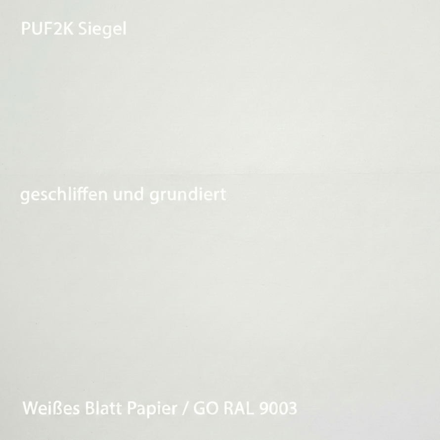 Weißtöne von Mikrozement je nach Bearbeitung